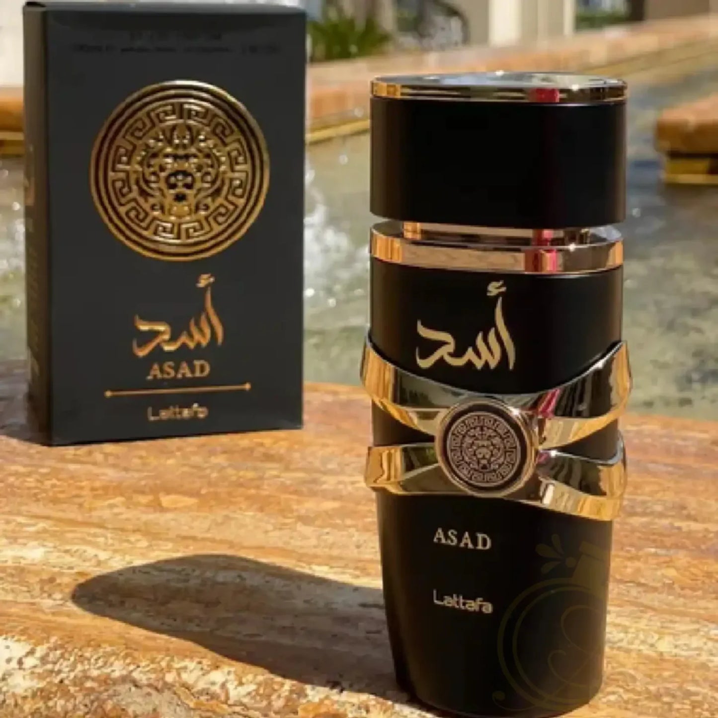Perfume Asad de Latafa y Reloj Exclusivo - Elegancia y Estilo para Colombia